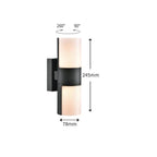 BrightEdge - Stijlvolle LED Wandlamp voor Buitenruimte