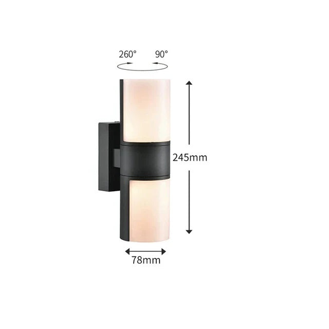 BrightEdge - Stijlvolle LED Wandlamp voor Buitenruimte