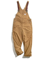 Heren Duck Bib Bruine Canvas Overalls