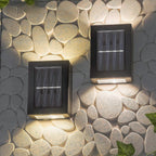 SolarLuxe I LED Wandlamp op Zonne-energie – Automatische Werking