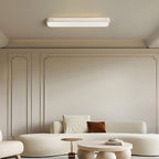 Moderne Nordic Minimalistische Lange LED Dimbare Plafondverlichting voor Woonkamer en Eetkamer