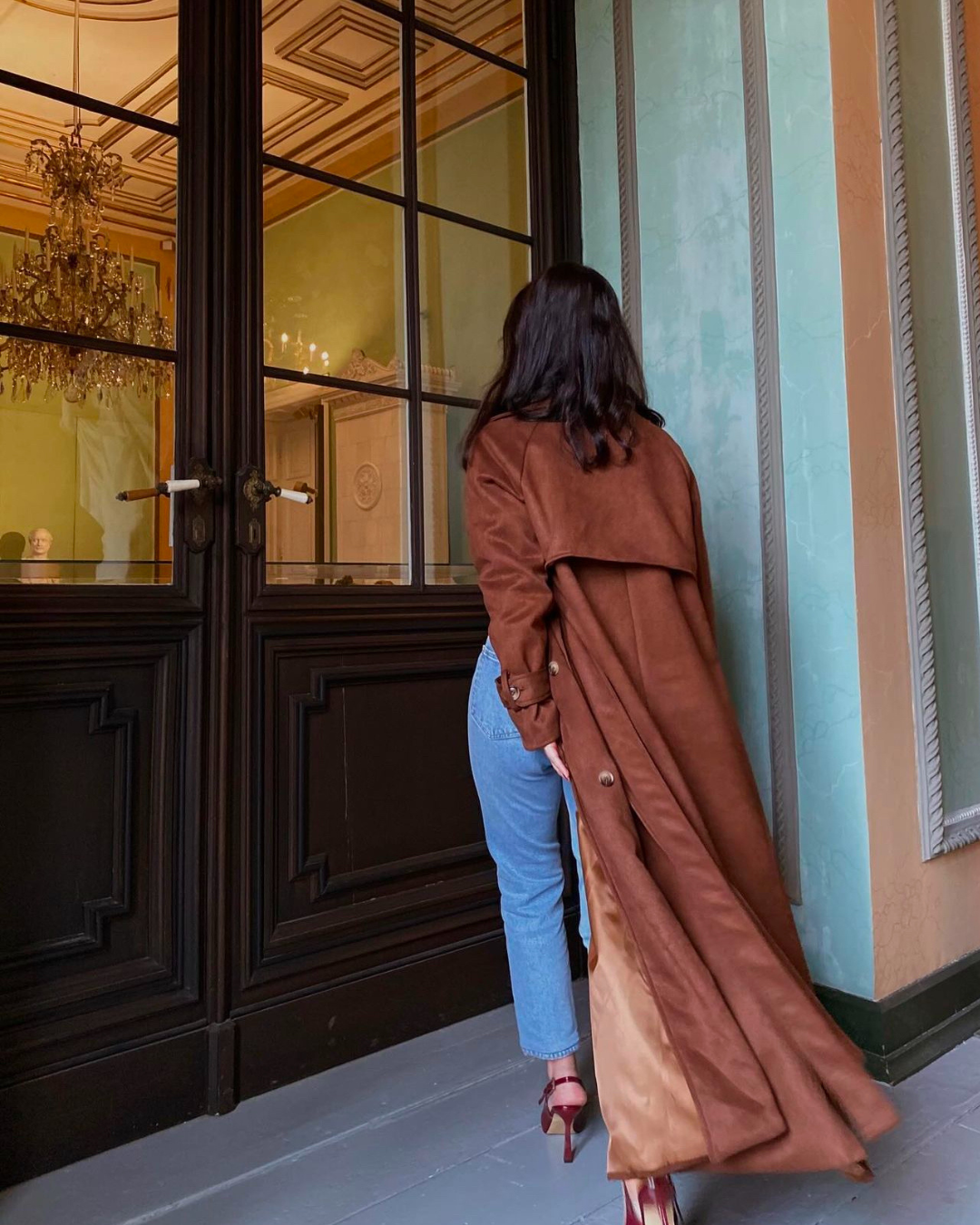 Banbury Suède Trench Coat