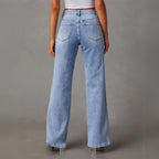 Laney Rechte Jeans met Hoge Taille