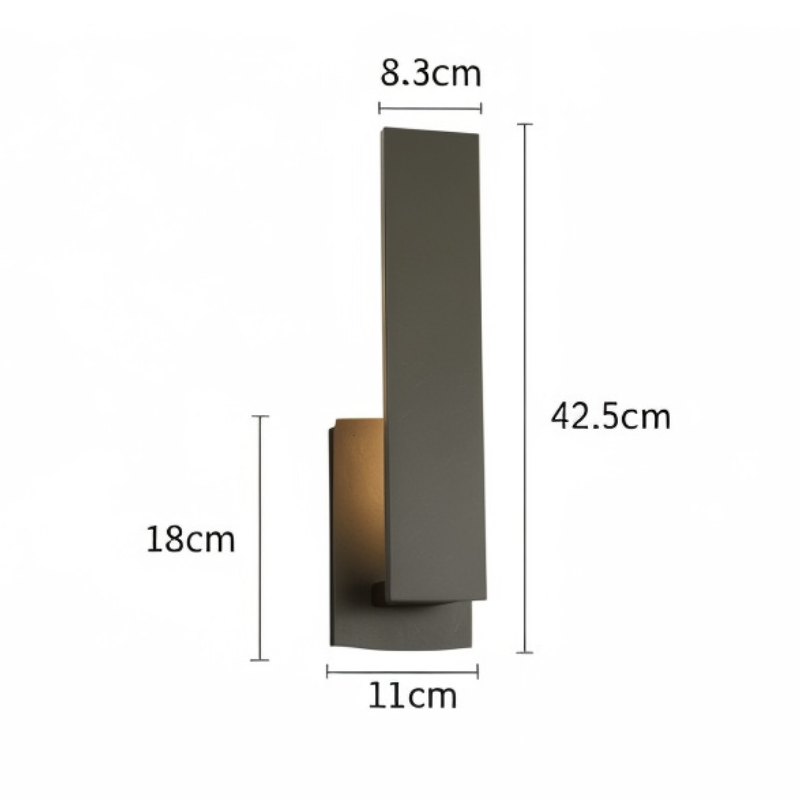 LumiVibe - Elegante Weerbestendige Wandlamp