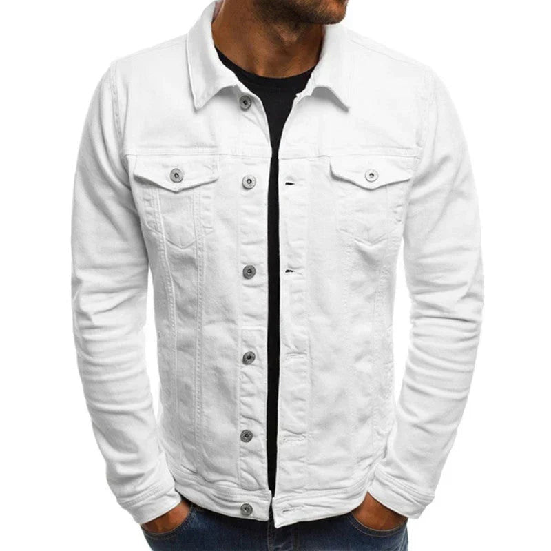 Heren Button Down Jas – Elegante Robuuste Tussenjas
