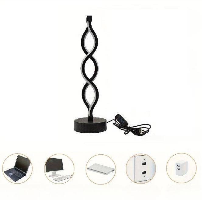 SilverWave - Aluminium LED Bureaulamp met Dimbare Verlichting