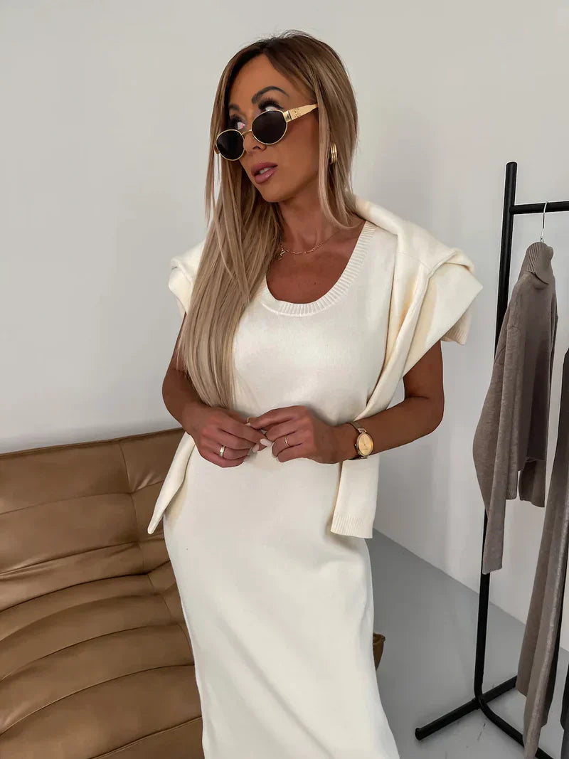 Solange - Jurk met bijpassende coltrui