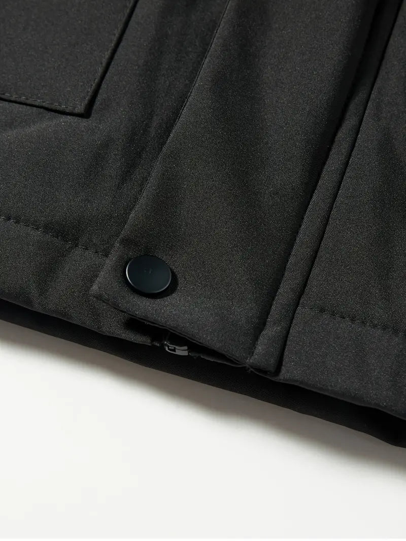 Winterjas Waterdichte Parka Met Gewatteerde Voering