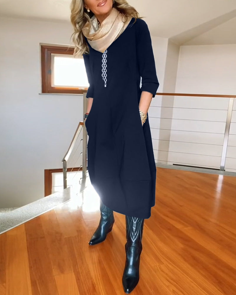 Ineke - Elegante en Comfortabele jurk