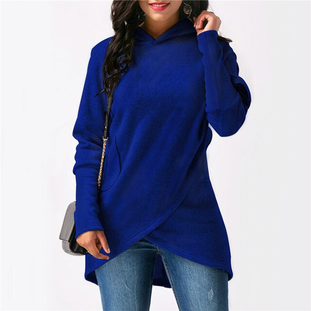 Hoodie Zachte Stof Voor Dames Comfort Pasvorm Met Capuchon