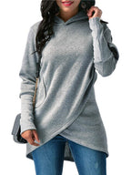 Hoodie Zachte Stof Voor Dames Comfort Pasvorm Met Capuchon
