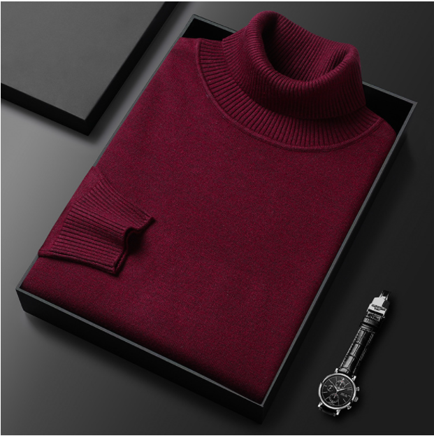 Klemens - Luxe Lijn: Heren Cashmere-Katoen Coltrui