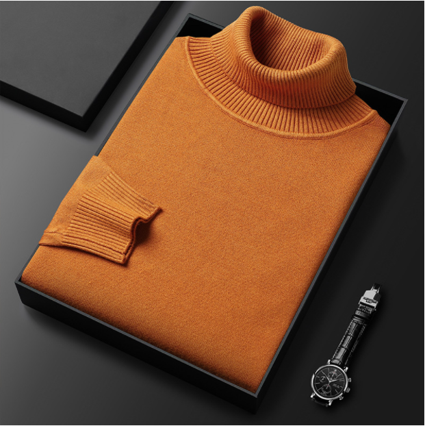 Klemens - Luxe Lijn: Heren Cashmere-Katoen Coltrui