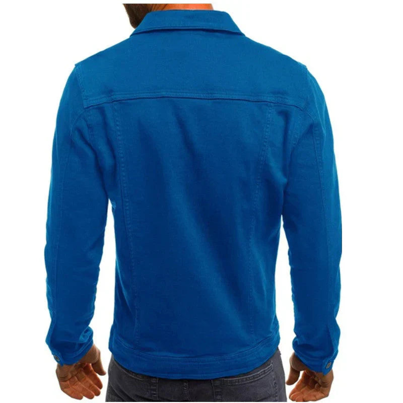 Heren Button Down Jas – Elegante Robuuste Tussenjas