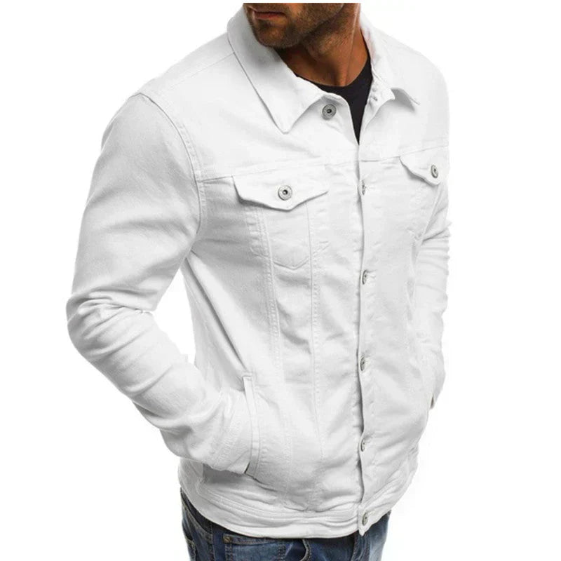 Heren Button Down Jas – Elegante Robuuste Tussenjas
