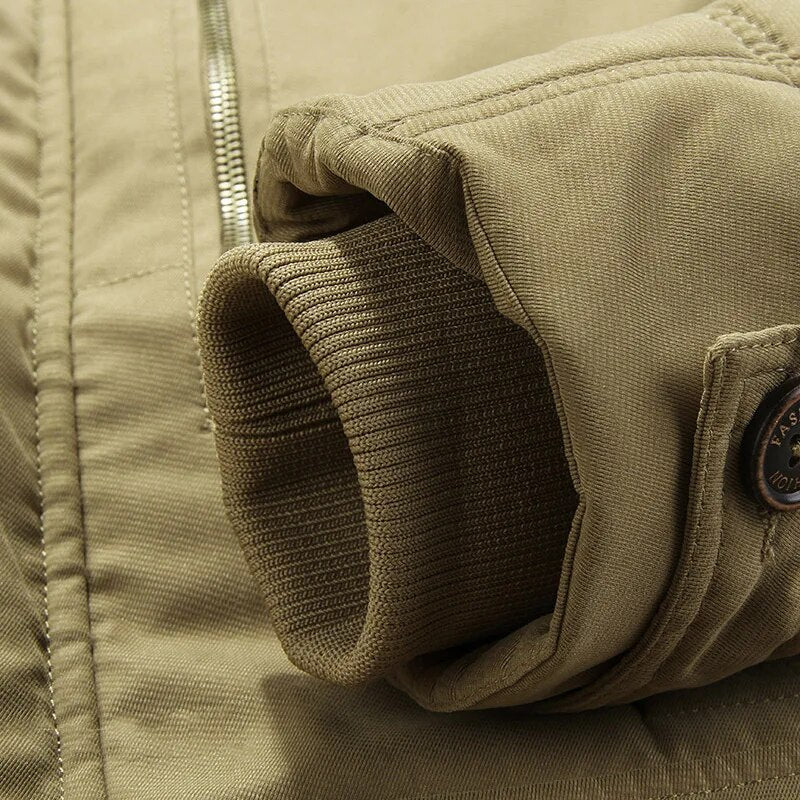 Donsjack Voor Heren Met Capuchon Gevoerd Katoen Warm