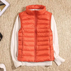 Puffer Vest Dames Lichtgewicht Gevoerde Isolatie Mouwloos