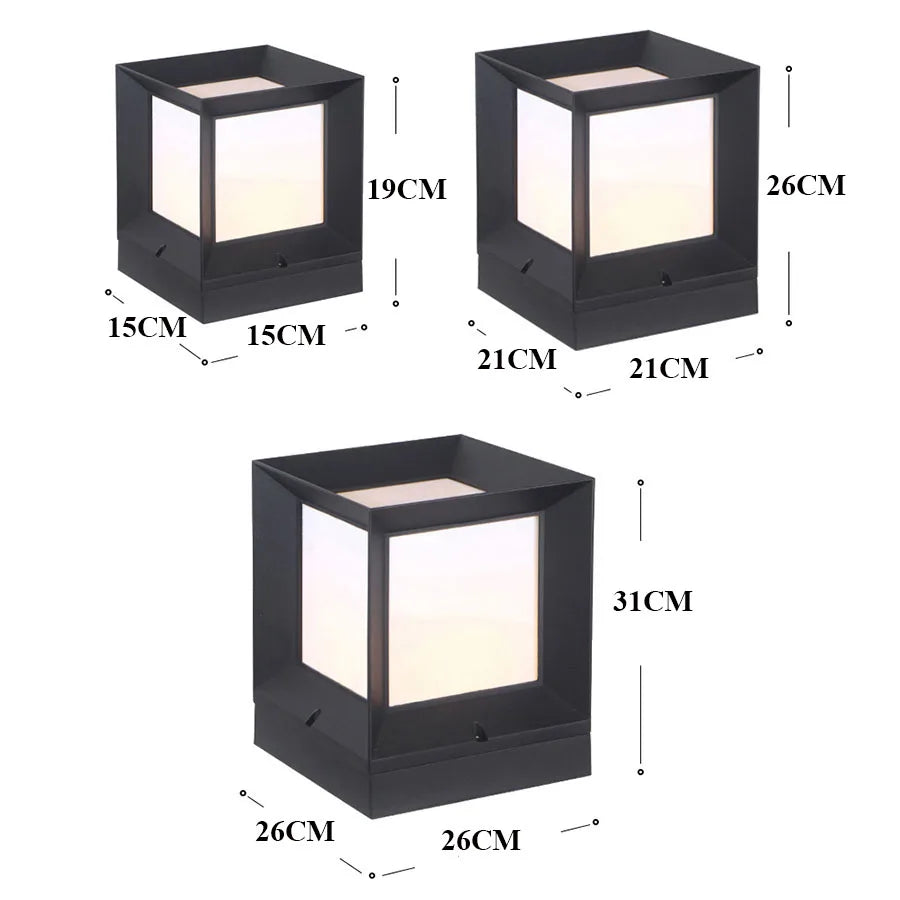 CubicGlow - LED Minimalistische Staande Lamp