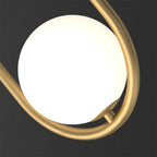 GloLux Duo Tafellamp - Gouden Afwerking met 2 Glazen Bollen
