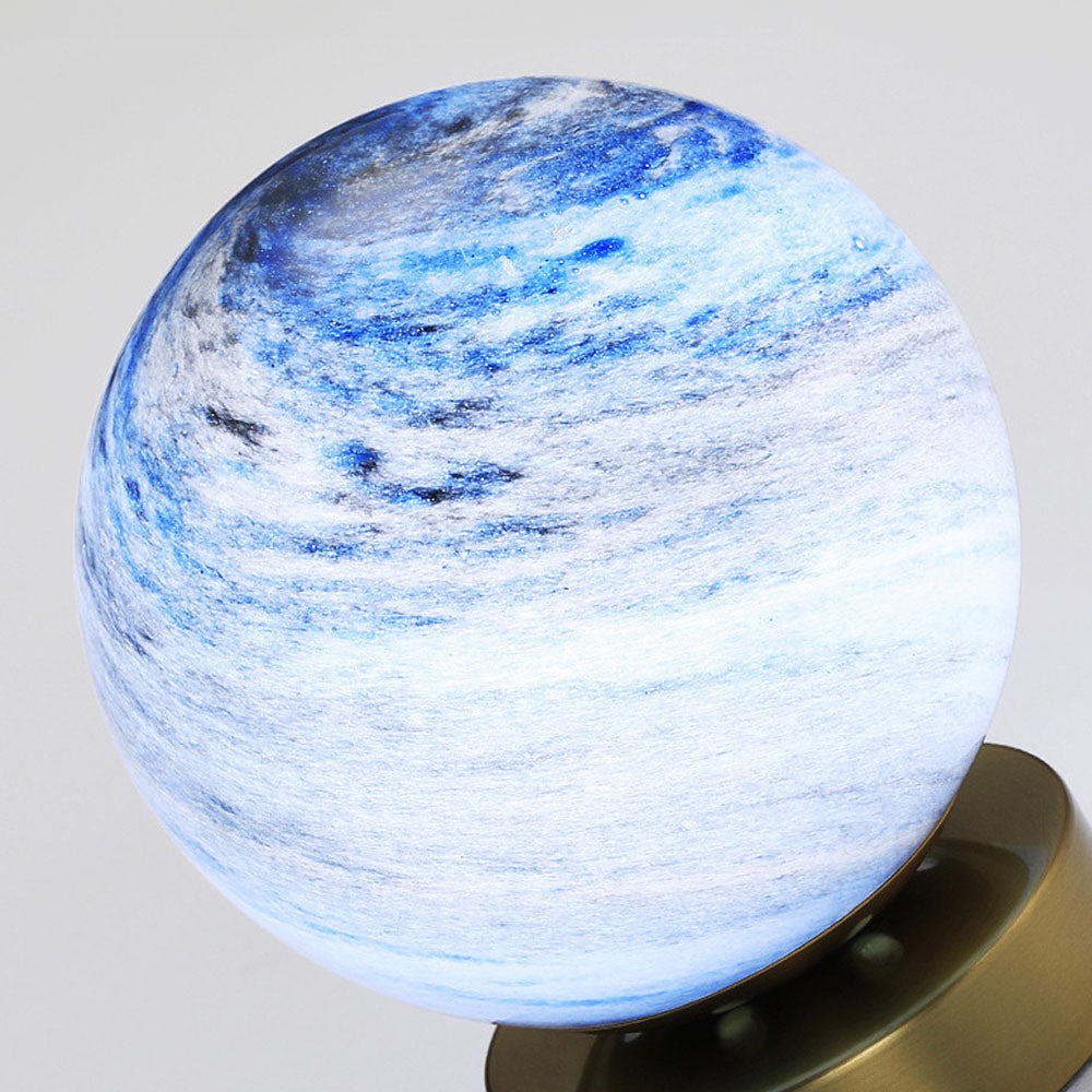 Planet Glass Moderne Plafondlamp Voor Slaapkamer Met Glazen Bol Elegante Design