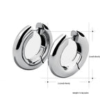 Tama Chunky Hoop Oorbellen