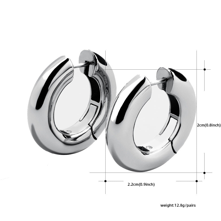 Tama Chunky Hoop Oorbellen