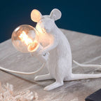 MouseCharm - Speels Art Deco Nachtlampje met Muizenbasis