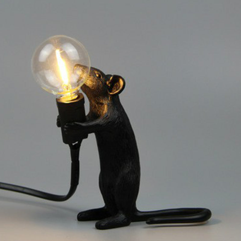 MouseCharm - Speels Art Deco Nachtlampje met Muizenbasis