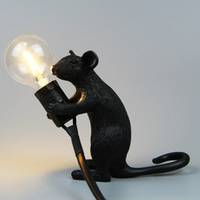 MouseCharm - Speels Art Deco Nachtlampje met Muizenbasis