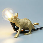 MouseCharm - Speels Art Deco Nachtlampje met Muizenbasis