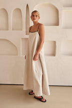 Mycea - Linnen Maxi Jurk