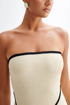 Mewena™ - Strapless gebreide mini-jurk