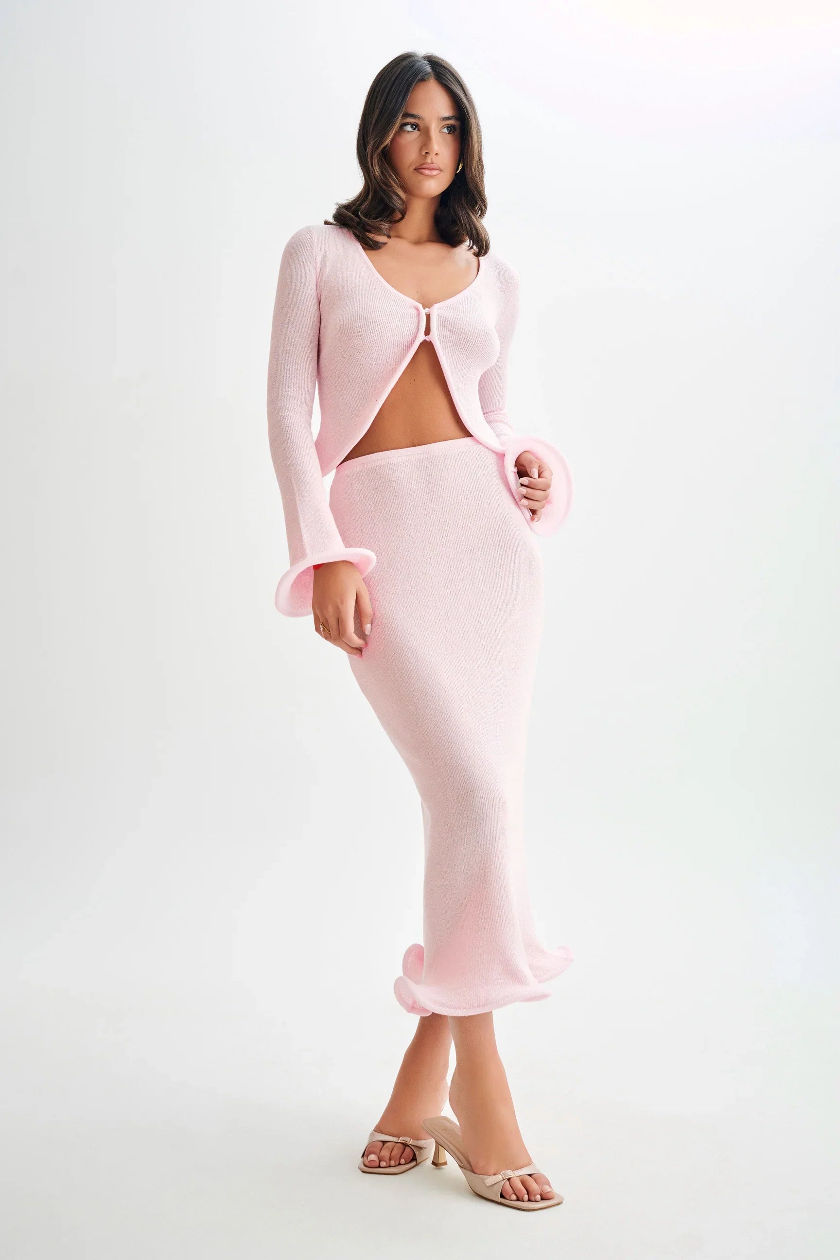 Get On Down Gebreide Top en Rok Set