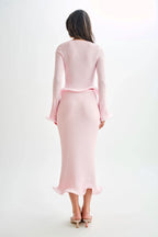 Get On Down Gebreide Top en Rok Set