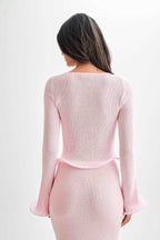 Get On Down Gebreide Top en Rok Set