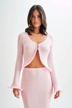 Get On Down Gebreide Top en Rok Set