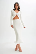 Get On Down Gebreide Top en Rok Set