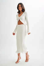 Get On Down Gebreide Top en Rok Set