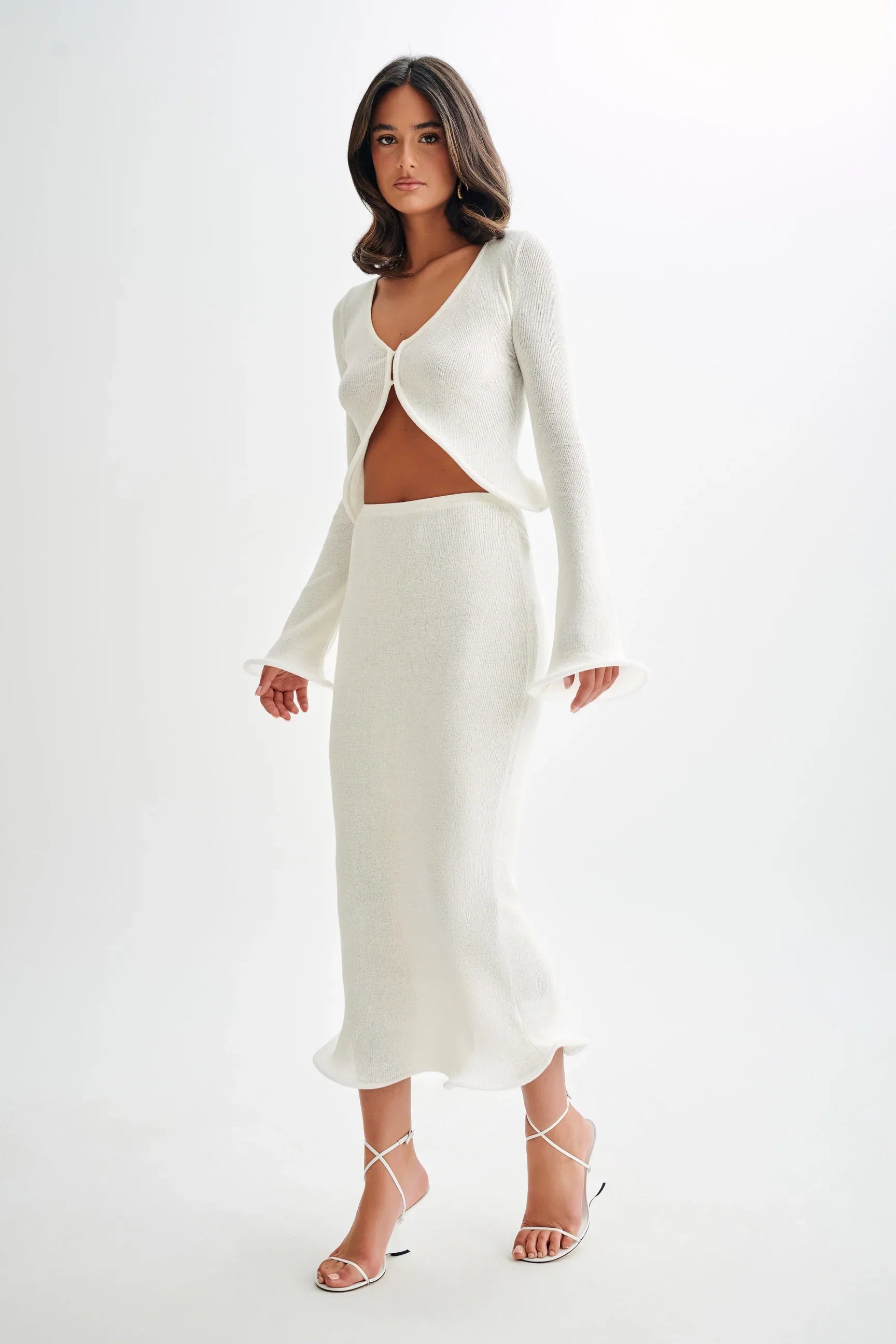 Get On Down Gebreide Top en Rok Set