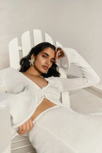 Get On Down Gebreide Top en Rok Set