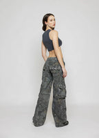 Rebelle Low Rise Cargo Broek Voor Dames Met Relaxte Pasvorm