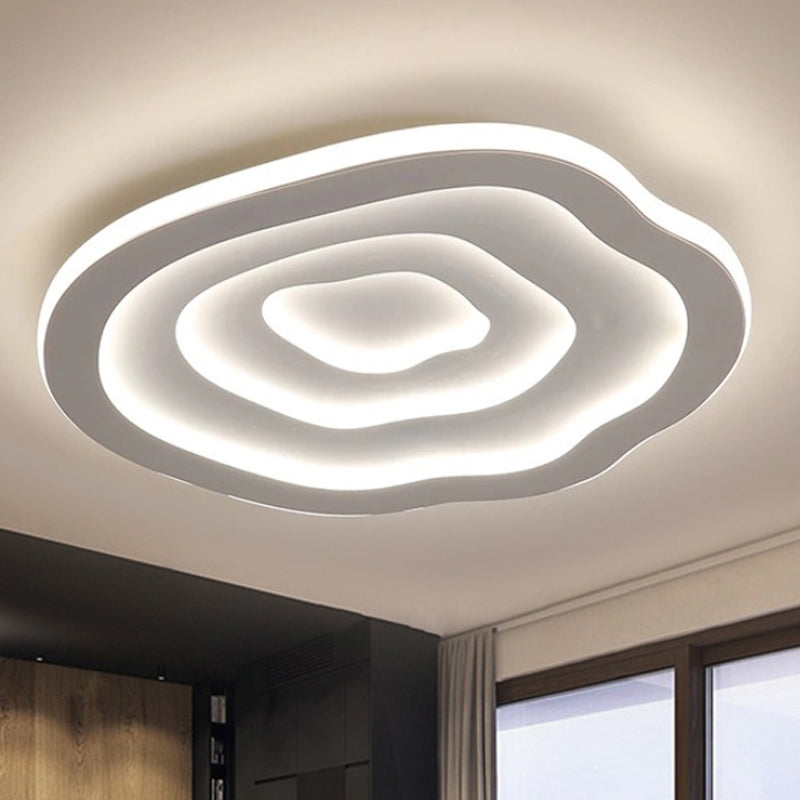 Spiralen Acryl LED Plafondlamp – Warm/Wit Licht voor Moderne Interieurs