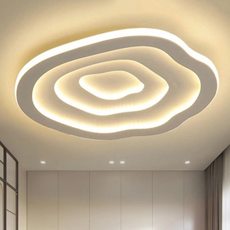 Spiralen Acryl LED Plafondlamp – Warm/Wit Licht voor Moderne Interieurs