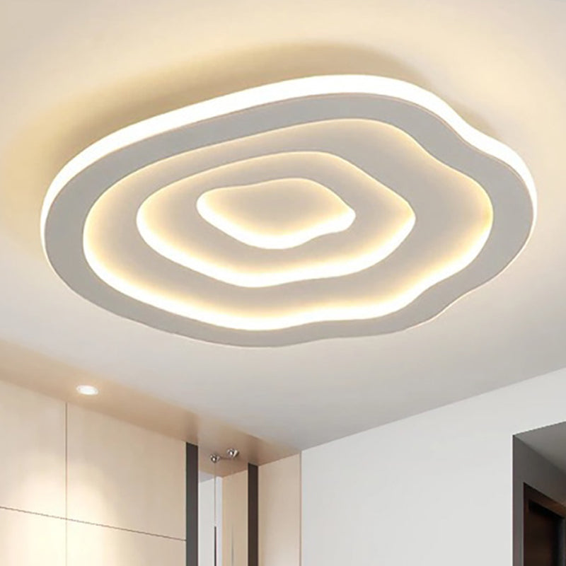 Spiralen Acryl LED Plafondlamp – Warm/Wit Licht voor Moderne Interieurs