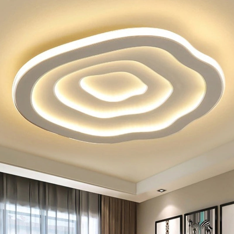 Spiralen Acryl LED Plafondlamp – Warm/Wit Licht voor Moderne Interieurs