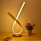 RibbonFlow Tafellamp - Moderne Verlichting met Acryl Diffuser