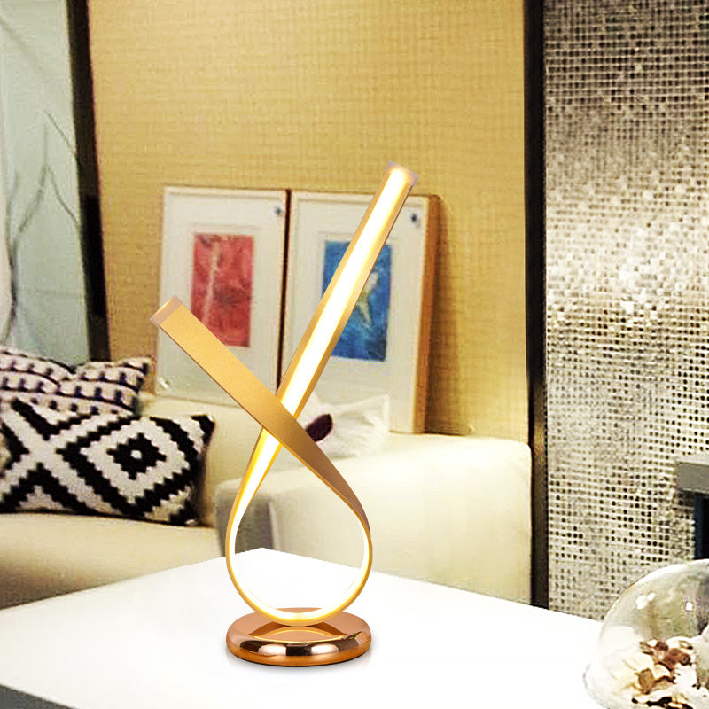 RibbonFlow Tafellamp - Moderne Verlichting met Acryl Diffuser