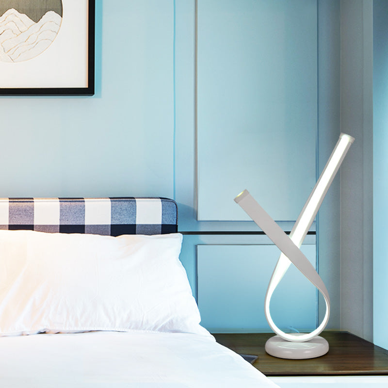 RibbonFlow Tafellamp - Moderne Verlichting met Acryl Diffuser