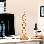 WaveLux LED Tafellamp – Moderne Kunst Deco Gouden Strip