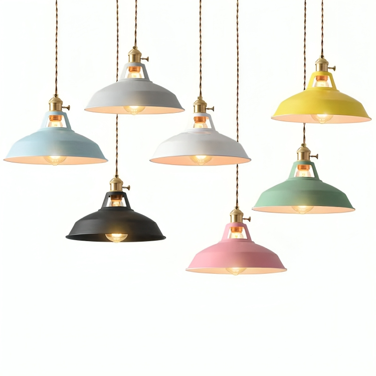 Industriële Retro Hanglamp Metaal 1-Lichts Voor Restaurant
